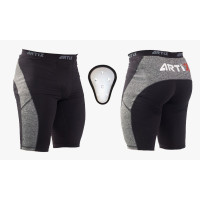 Компрессионные шорты Artix Fit Melange с ракушкой