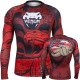  Рашгард Venum Crimson Viper Rashguard Black Red с длинным рукавом