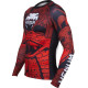  Рашгард Venum Crimson Viper Rashguard Black Red с длинным рукавом