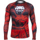  Рашгард Venum Crimson Viper Rashguard Black Red с длинным рукавом