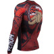  Рашгард Venum Crimson Viper Rashguard Black Red с длинным рукавом