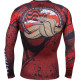  Рашгард Venum Crimson Viper Rashguard Black Red с длинным рукавом