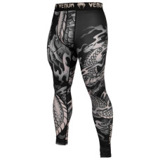 Компрессионные штаны Venum Dragon's Flight Black/Sand