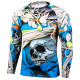 Рашгард Fixgear Abstract Skull Blue