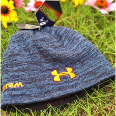 Шапка Under Armour двусторонняя Blue Melange