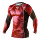 Рашгард Peresvit Immortal Silver Force Rashguard Long Sleeve Red Burn