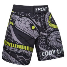 Шорты Venum Replika Snaker Fightshorts Black Yellow