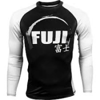 Рашгард Fuji Sports IBJJF Ranked Rash Guard White Long Sleeve