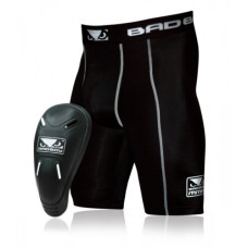 Компрессионные шорты с ракушкой Bad Boy Black XL
