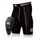 Компрессионные шорты с ракушкой Bad Boy Black XL