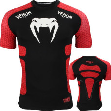 Рашгард Venum Absolute black red короткий рукав