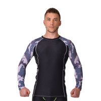 Рашгард с длинным рукавом для ММА CAMO black Berserk-sport