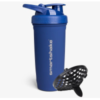 Шейкер спортивний SmartShake металевий Reforce Stainless Steel 30oz/900ml Navy Blue