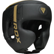 Боксерський шолом RDX F6 KARA Matte Golden L