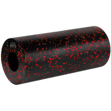 Масажний ролик (роллер) гладкий PowerPlay PP-4346 Mini EPP Foam Roller Чорно/Червоний (15x5,3см.)