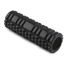 Масажний ролик (роллер) PowerPlay 4342 Massage Roller Чорний (30x10см.)