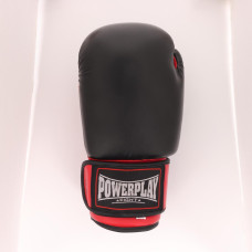 Боксерські рукавиці PowerPlay 3004 Classic Чорно-Червоні 14 унцій