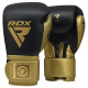 Боксерські рукавиці RDX MARK PRO SPARRING TRI LIRA 2 GOLDEN-12 унцій (капа в комплекті)