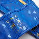 Боксерські рукавиці Leone GN220 DNA Blue 14 унцій (бинти 4 м. в комплекті)