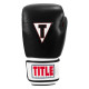 Боксерські рукавиці TITLE Classic Leather 2.0 Black/White/Red S 10 oz