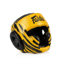 Боксерський шолом Fairtex HG16 Gold XL