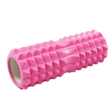 Масажний ролик (роллер) PowerPlay 4405 EVA Massage Рожевий Roller (33x12см.)