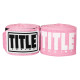 Бинти для боксу TITLE Boxing Power-Flex Elite 180" Pink (4.5м.)