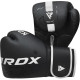 Боксерські рукавиці RDX F6 Kara Matte White 16 унцій (капа в комплекті)