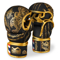 Рукавиці для ММА Phantom Muay Thai Black Gold S/M (капа в комплекті)