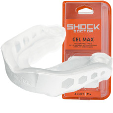 Капа Shock Doctor 61950-TC-AD Gel Max Mouth Guard - White/Clear Adult
