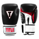 Боксерські рукавиці TITLE Classic Leather 2.0 Black/White/Red M 12 oz