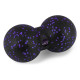 Масажний м'яч подвійний PowerPlay PP-4352 Epp foam peanut ball (d8*16cm.) Чорно/Фіолетовий