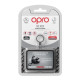 Капа OPRO Silver дитяча (вік до 10) Black/Red (art.102503001)