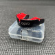 Капа OPRO Silver дитяча (вік до 10) Black/Red (art.102503001)