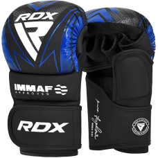 Рукавиці для ММА (Греплінгові рукавички) RDX схвалено IMMAF XL Blue
