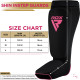 Захист гомілки та стопи RDX Shin Instep Foam Black/Pink S