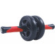 Колесо для преса подвійне PowerPlay 4327 Dual-Core Ab Wheel Чорно-червоне