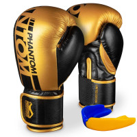 Боксерські рукавиці Phantom APEX Elastic Gold 12 унцій (капа в подарунок)