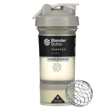 Шейкер спортивний BlenderBottle ProStak 22oz/650ml з 2-ма контейнерами Grey (Original)
