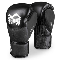 Боксерські рукавиці Phantom RIOT Pro Black 12 унцій (капа в подарунок)