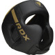 Боксерський шолом RDX F6 KARA Matte Golden M