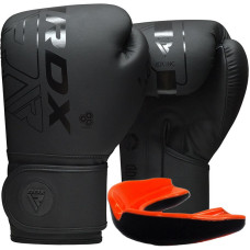 Боксерські рукавиці RDX F6 Kara Matte Black 14 унцій