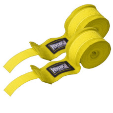 Бинти для боксу PowerPlay 3046 Жовті NYLON (4м)