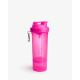 Шейкер спортивний SmartShake Slim 500ml Neon Pink