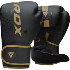 Боксерські рукавиці RDX F6 Kara Matte Golden 8 унцій (капа в комплекті)