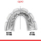 Капа OPRO Instant Single Colour Braces доросла (вік 11+) Clear (art.102522007)