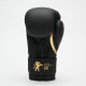 Боксерські рукавиці Leone GN059D Black/Gold 10 унцій (капу в комплекті)