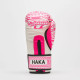 Боксерські рукавиці Leone GN329 HAKA White/Pink 10 унцій