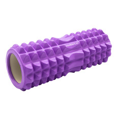 Масажний ролик (роллер) PowerPlay 4405 EVA Massage Roller Фіолетовий (33x12см.)