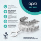 Нічна капа від бруксизму (від скреготу зубами) OPRO доросла (вік 11+) Clear (art.869002)